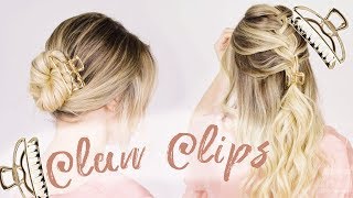 Easy Claw Clip Hairstyles! From 90'S To 2021 - Kayleymelissa