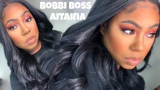 Bobbi Boss Glueless 13X7 Transparent Hd Synthetic Lace Front Wig Mlf458 Aitaina