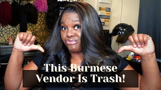 Not So Raw Vietnamese & Burmese Curly Wholesale Vendor Review! Epic Fail! | Free Hair Vendor List!