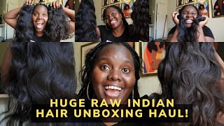 I Ordered A Bunch Of Raw Indian Hair From My Vendor! No More Wholesale | Massive Hair Unboxing 12.0