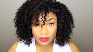 Wowafrican Brazilian Water Wave Lace Front Wig | How To Style & Care Natural Curly Wig