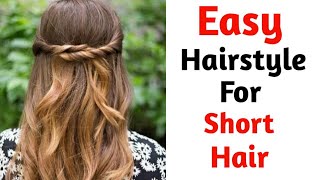 Easy Hairstyle For Short Hair ❤|| #Short