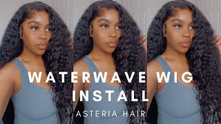 *Must Have* Watch Me Install Flawless Hd Lace Water Wave Wig | Start To Finish | Ft. Asteria Hair