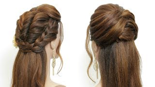 2 Easy Hairstyles For Girls With Long Hair. Half Up Half Down Ideas