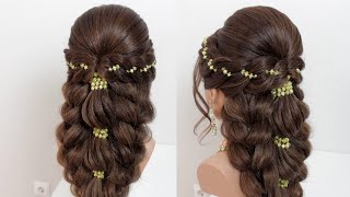 Easy Hairstyle For Long Hair. Braided Hairstyle.