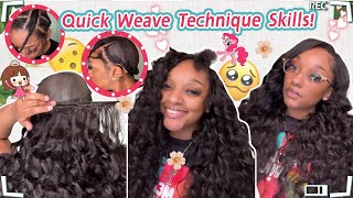 Natural Hair Leave Out Quick Weave | Best Human Hair Bundles Review | #Ulahair Company