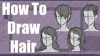 Tutorial How Drawing Hair