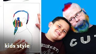 Kids Give Their Grandparents Crazy Hair Makeovers | Kids Style | Hiho Kids