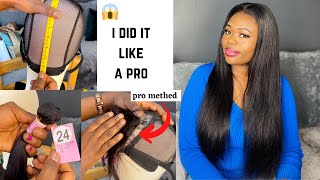 Step By Step| How To Make A Wig Like A Pro For Beginners | Hand Sewn Method | Elfin Hair