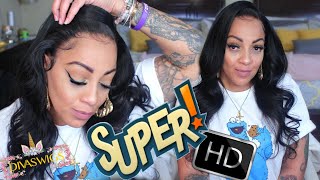What Lace Growing Out My Scalp Super Transparent Hd Lace Frontal Wig Install Feat Divaswigs.Com