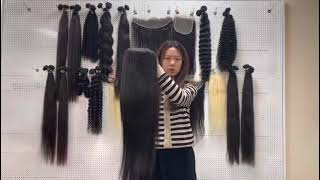 Ghair Wholesale Brazilian Virgin Straight Wave Human Hair Closure Wig Hd Lace Wig Hair Extension