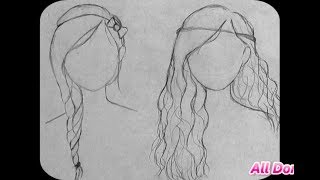 ♡How To Draw Cute Hairstyles For Beginners! (Part Two)♡