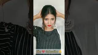 #Shorts Easy Summer Hairstyle | Hairstyle For Suit #Youtubeshorts @Drama Queen Ilma