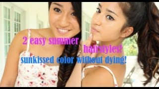 2 Easy Summer Hairstyles Perfect For The Heat!~ Vp Fashion Hair Extensions