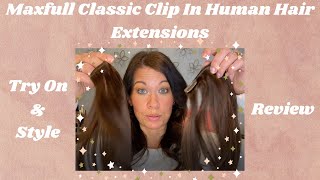 Maxfull Classic Clip In Human Hair Extensions Review