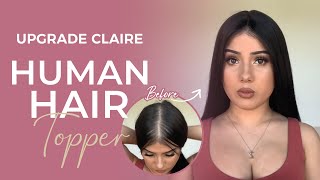 How To Wear A Topper When I Have A Low Hairline? | Upgrade Claire Hair Topper