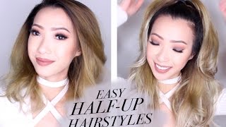 3 Easy Half-Up Hairstyles Ft. Bellami Hair Extensions