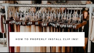 How To Install Clip In Extensions!
