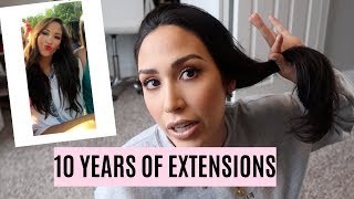 10 Years Of Hair Extensions...My Hair Now!