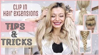 Hair Extensions Hacks  Clip In Hair Extensions Tips And Tricks