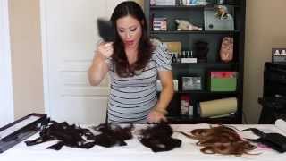 How To Do A Perfect Application Diamond Natural Remi Clip In Hair Extensions Tutorial Review
