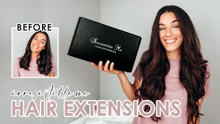Hair Extensions Tutorial For Beginners | Irresistible Me Hair Clip In Extensions