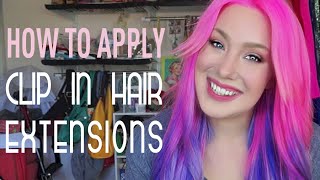 The Best Way To Apply Clip-In Hair Extensions