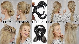 90'S Claw Clip Hairstyles ❤️ Claw Clip Hairstyles For Long Hair ❤️ 90'S Inspired Hairstyle