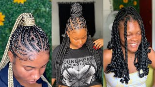African Hairstyles For Ladies 2022: New Braids Hairstyles For Fashion Killers To Look Beautiful