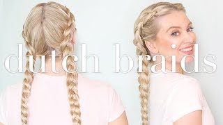 How To: Double Dutch Braids With Clip In Hair Extensions | Milk + Blush Hair Extensions