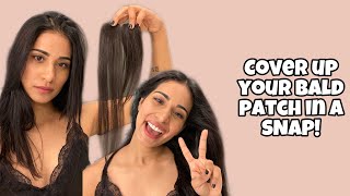 Cover Up Patches | Cover Up Your Bald Spot With A Snap! Invisible Clip-In Extensions - 1 Hair Stop