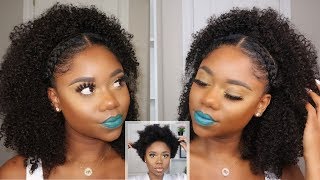 Hairstyle For Natural Hair : Spiced Up Half Up - Half Down | Betterlength