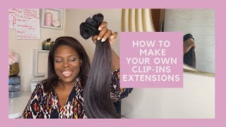 How To Make Your Own Yaki Clip-In Hair Extensions