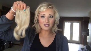 How To Blend Short Hair With Queen C Hair Extensions
