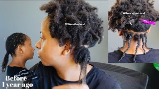 Mini Twists On Type 4 Natural Hair! My Hair Thickened In Just A Month Of Washing Scalp Daily.