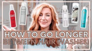 How To Go Longer Between Hair Washes! How To Train Your Hair! | Moriah Robinson