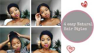 Natural Hair Styles ..4 Easy And Simple Ways To Style Clip Ins I Hergivenhair