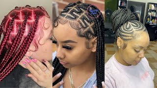 New & Latest Braiding Hair Hairstyles For Black Women 2022 : Cute Braids To Rock