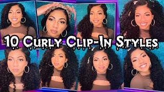 Better Length Hair 3A 3B | 20 In. | 10 Clip-In Hairstyles For Blending Natural Hair Extensions