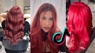 Brown Hair To Red Hair | Hair Transformation | Tiktok Compilation #2 | Hair Trends | Hairtok