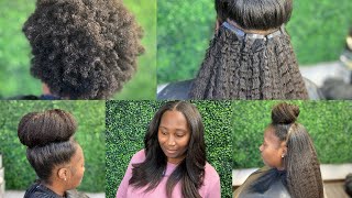 How To Do Tape Ins On Natural Hair | Better Lengths Hair