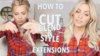 How To Cut, Blend And Style Hair Extensions