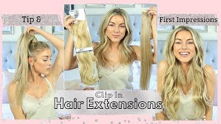 Tips For Buying Clip In Hair Extensions & First Impressions