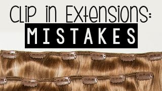 Clip In Hair Extensions - The 5 Worst Mistakes You Can Make | Instant Beauty ♡