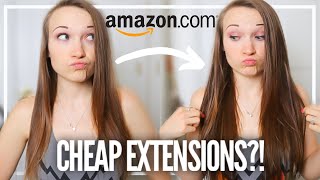 Amazon Clip In Hair Extensions Review | Testing Cheap & Affordable Clip In Extensions