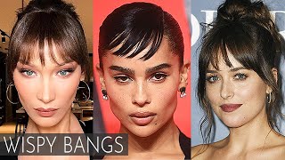 Hair Trend 2022 ▶ Wispy Curtain Bangs