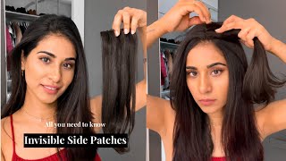 #Masterthismonday Invisible Side Patches | Human Hair Extensions | Increase Your Hair Volume