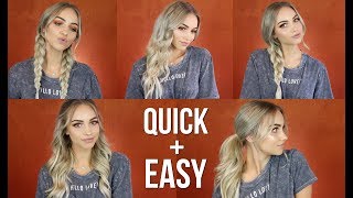 5 Easy Hair Styles With Extensions // Eden Hair Extensions