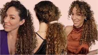 Curly Holiday Hairstyles | Bebonia Curly Clip-In Hair Extensions