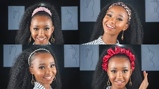 5 Quick Hairstyles Using One Extension // Curls Queen // Wabosha Maxine